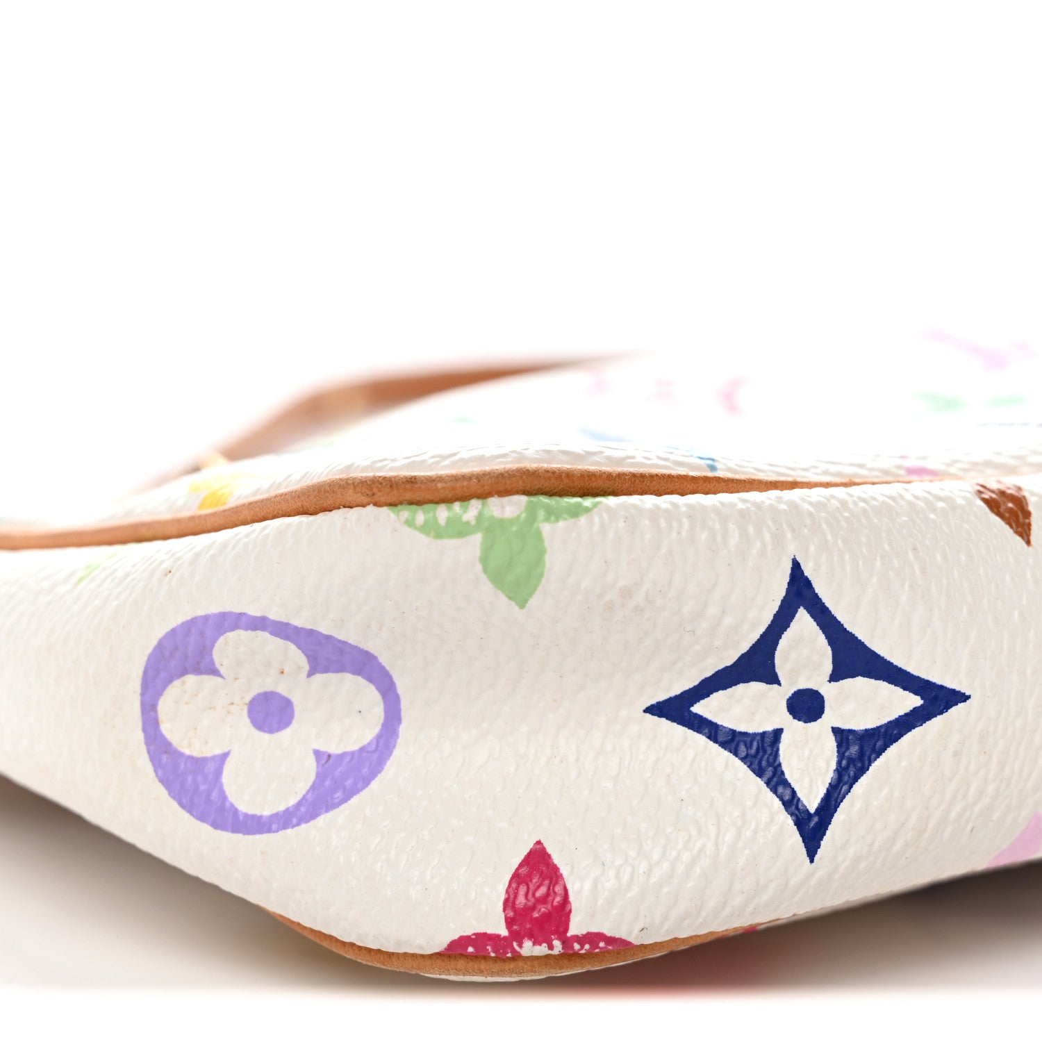 Monogram Multicolor Pochette Accessories White