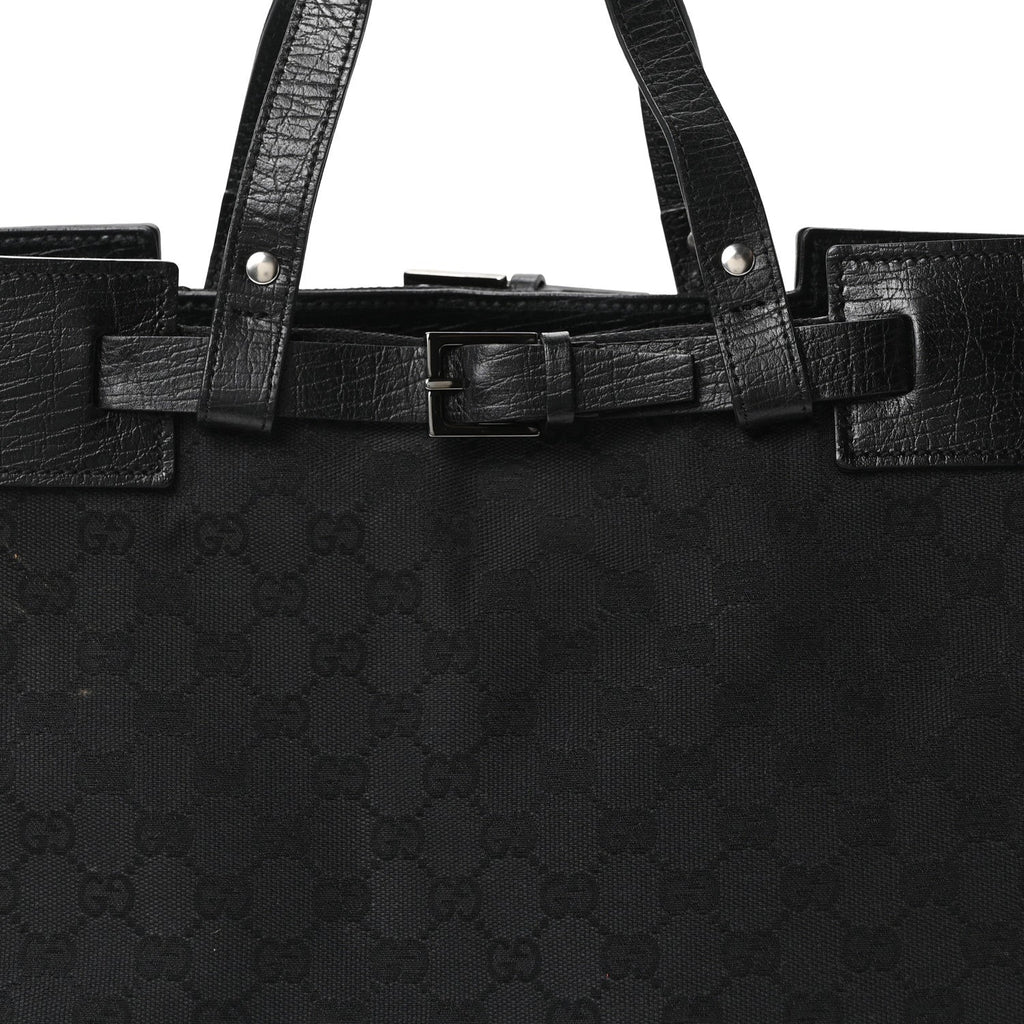 Monogram Large Tote Black