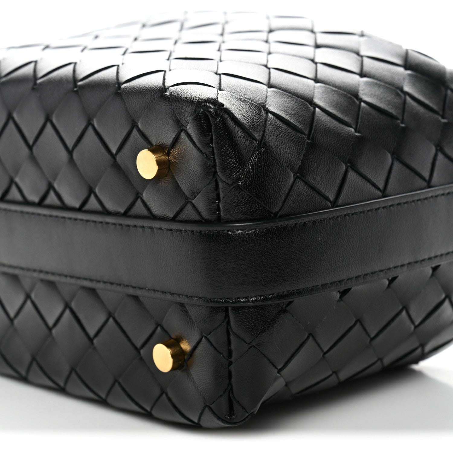 Calfskin Nappa Intrecciato Mini Wallace Black