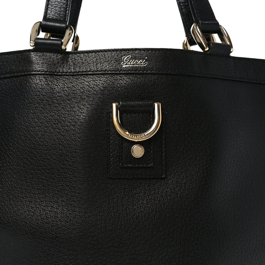 Calfskin Small Abbey Tote Black
