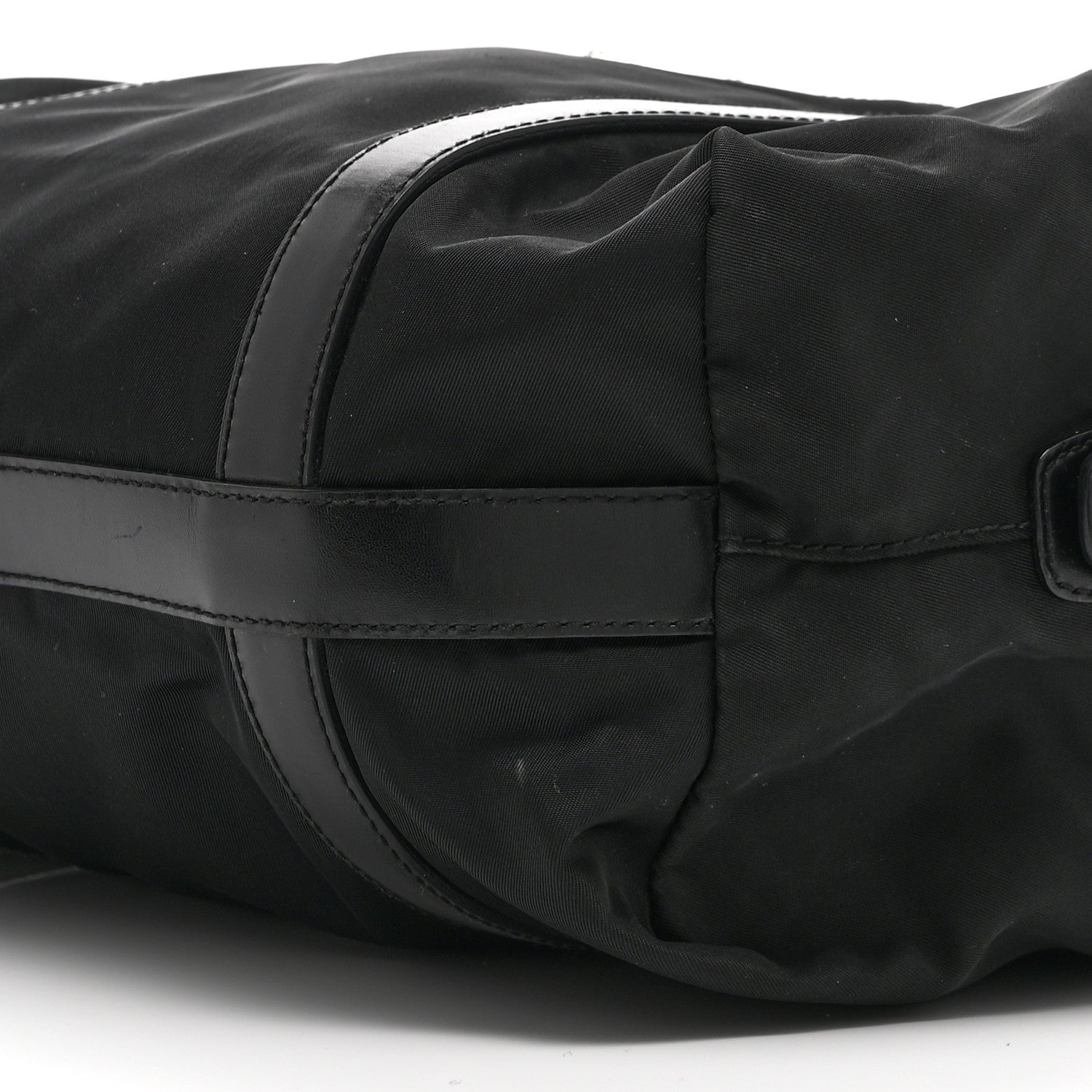 Tessuto Nylon Saffiano Tote Black