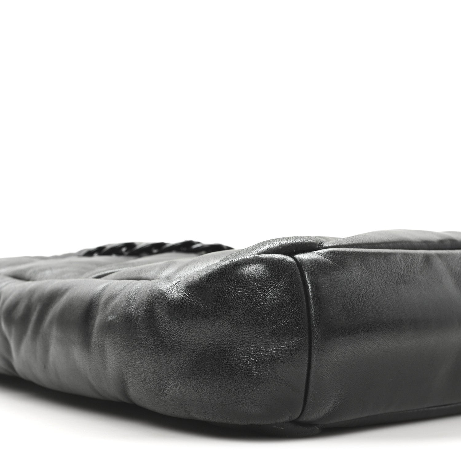 Nappa Cloud Quilted Travia Medium Tote Black