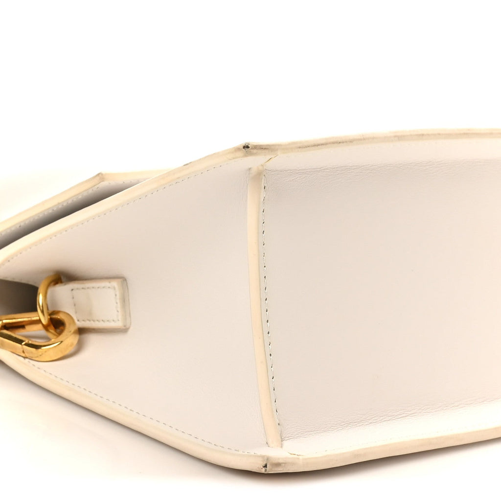 Smooth Calfskin Le Grand Chiquito White