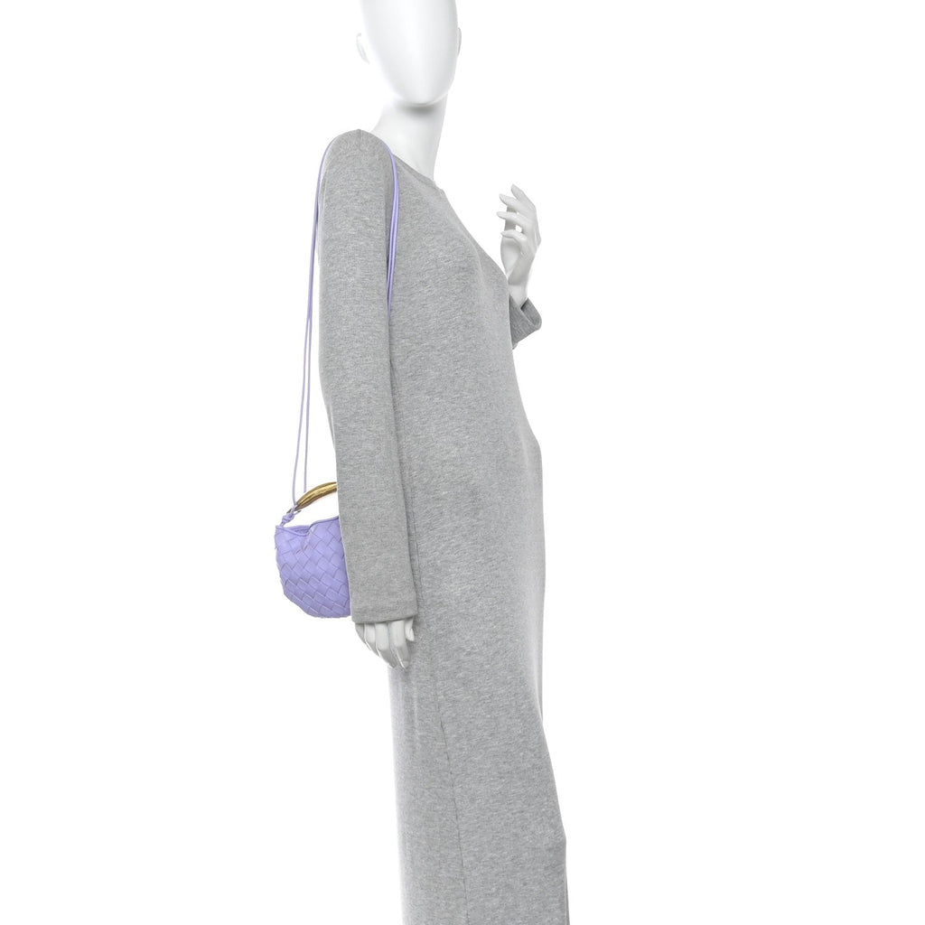 Nappa Intrecciato Mini Sardine Bag Amethyst
