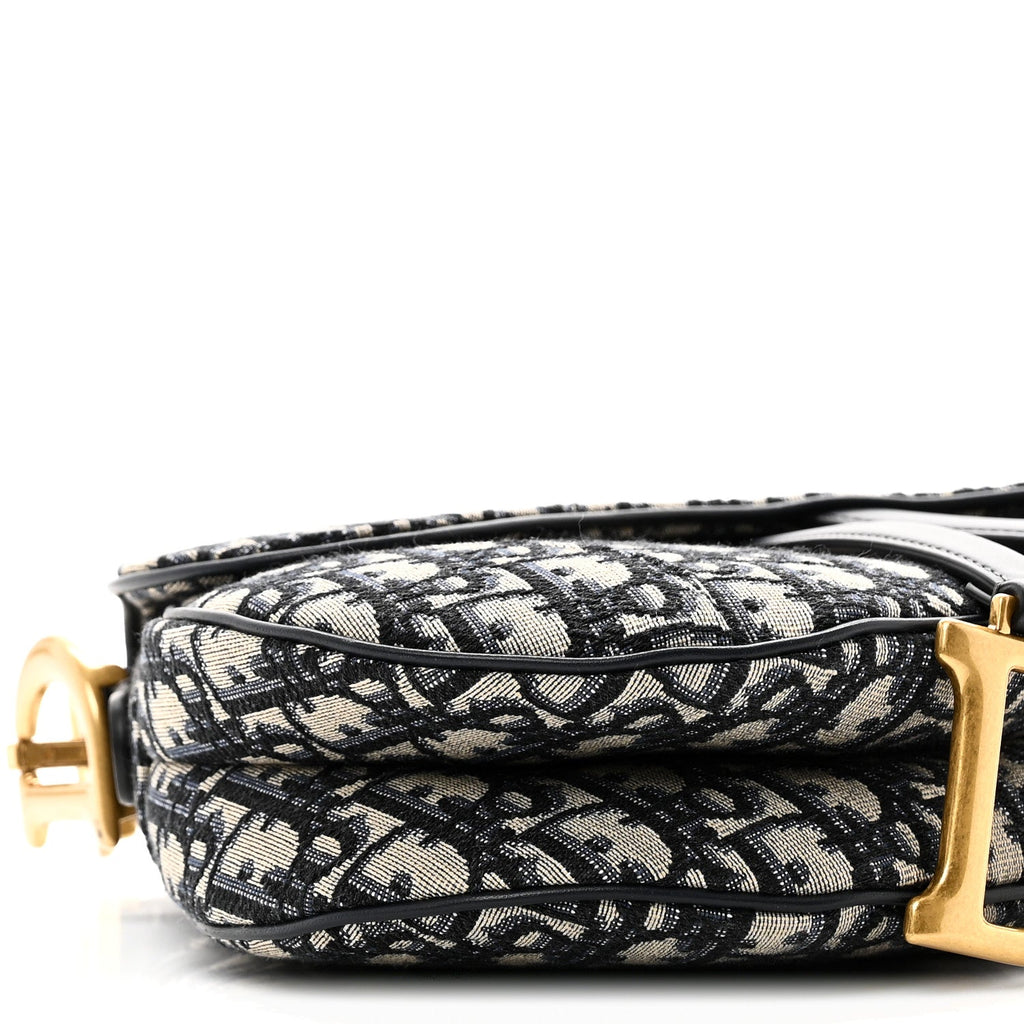 Oblique Saddle Bag Blue