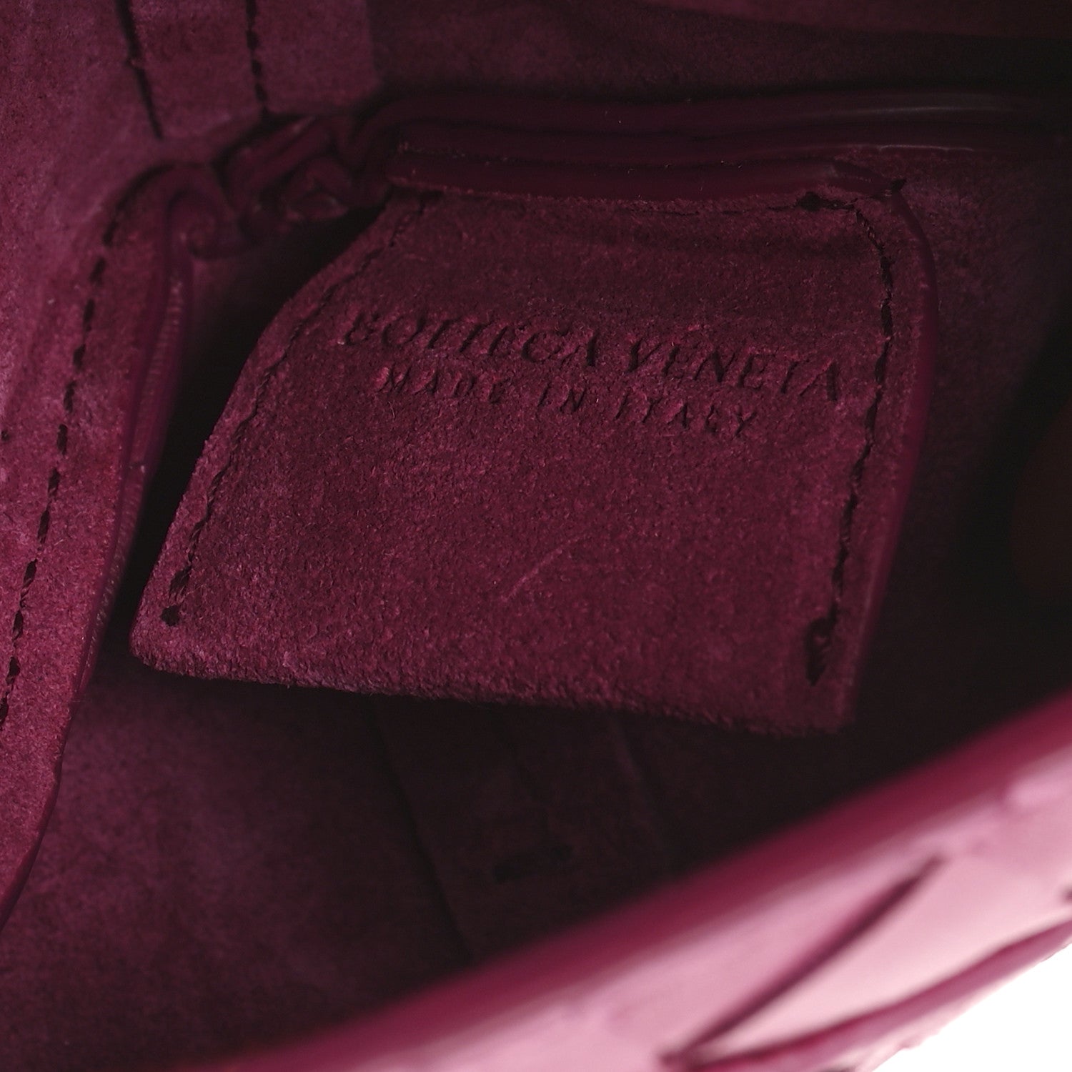 Nappa Intrecciato Mini Solstice Shoulder Bag Cinnabar