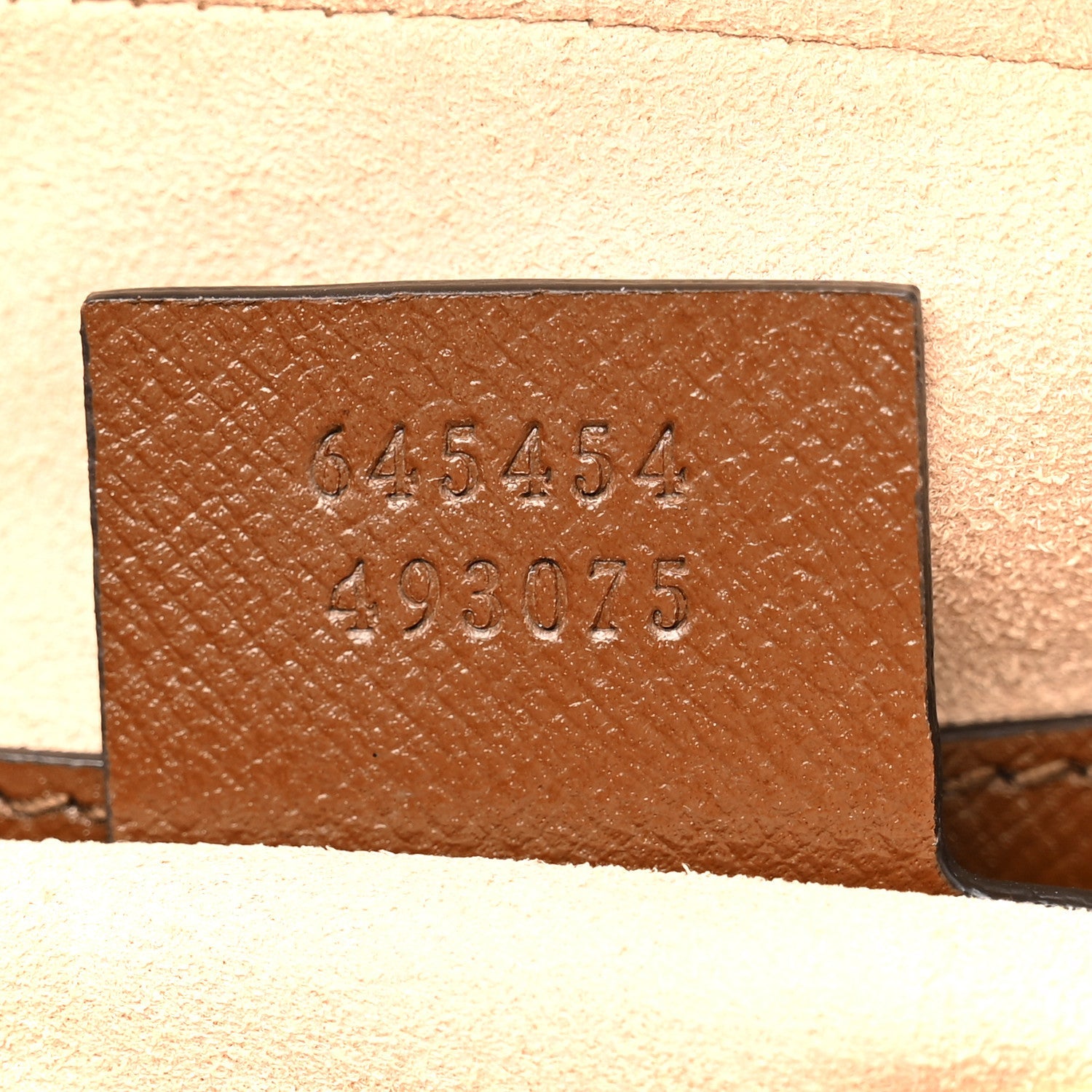 GG Supreme Monogram Small Horsebit 1955 Shoulder Bag Beige Brown Sugar