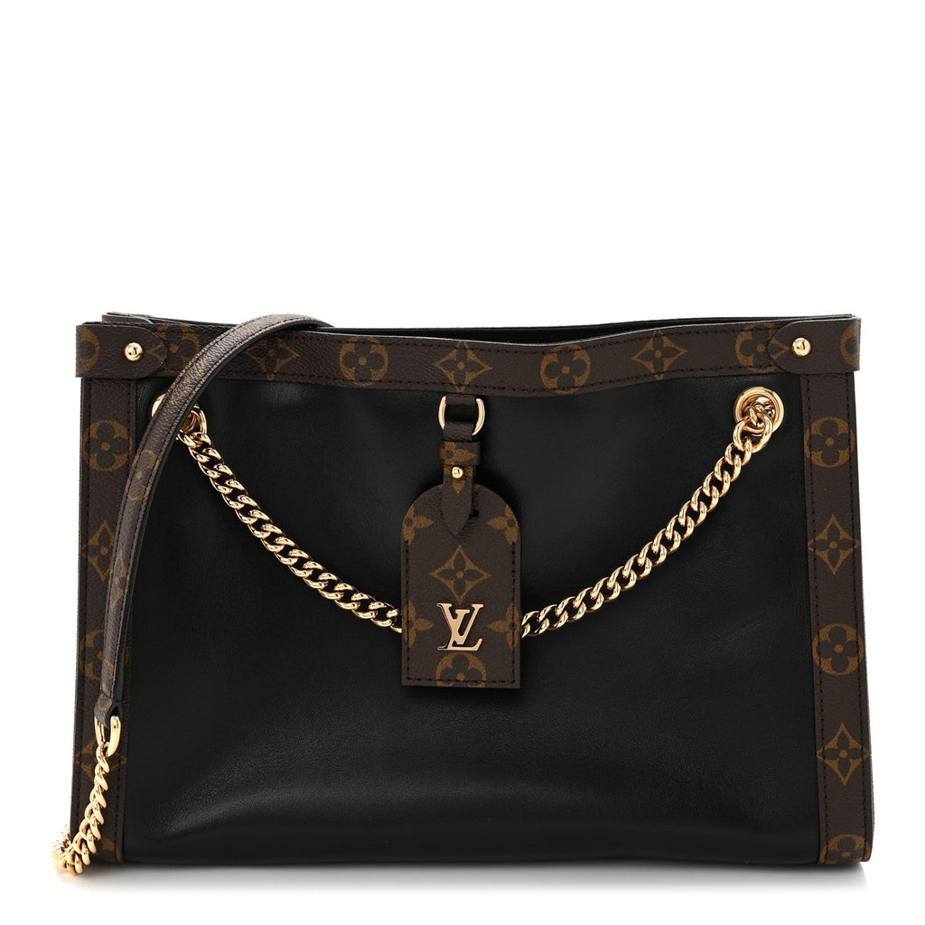 Calfskin Monogram Nova Vibe PM Black