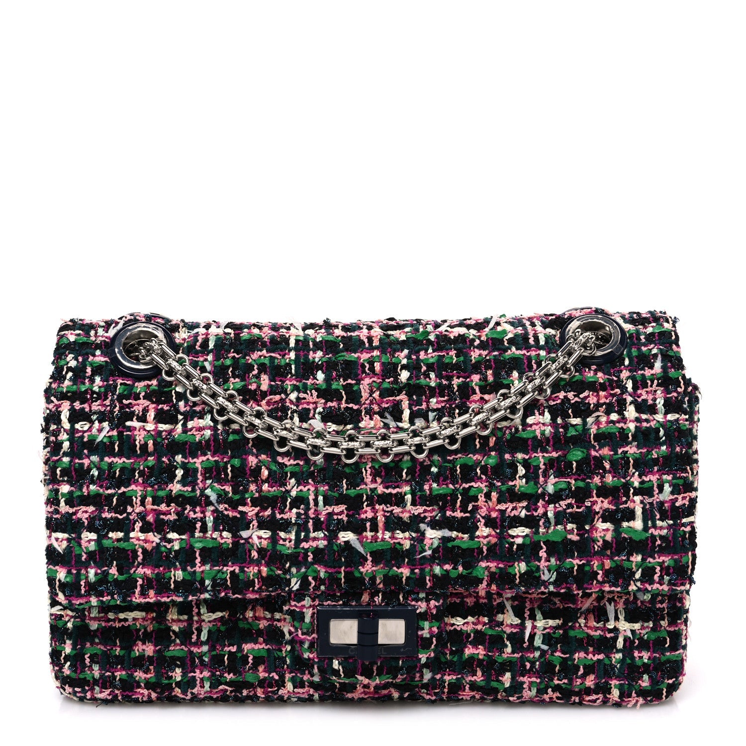 Tweed Resin 2.55 Reissue 225 Flap Pink