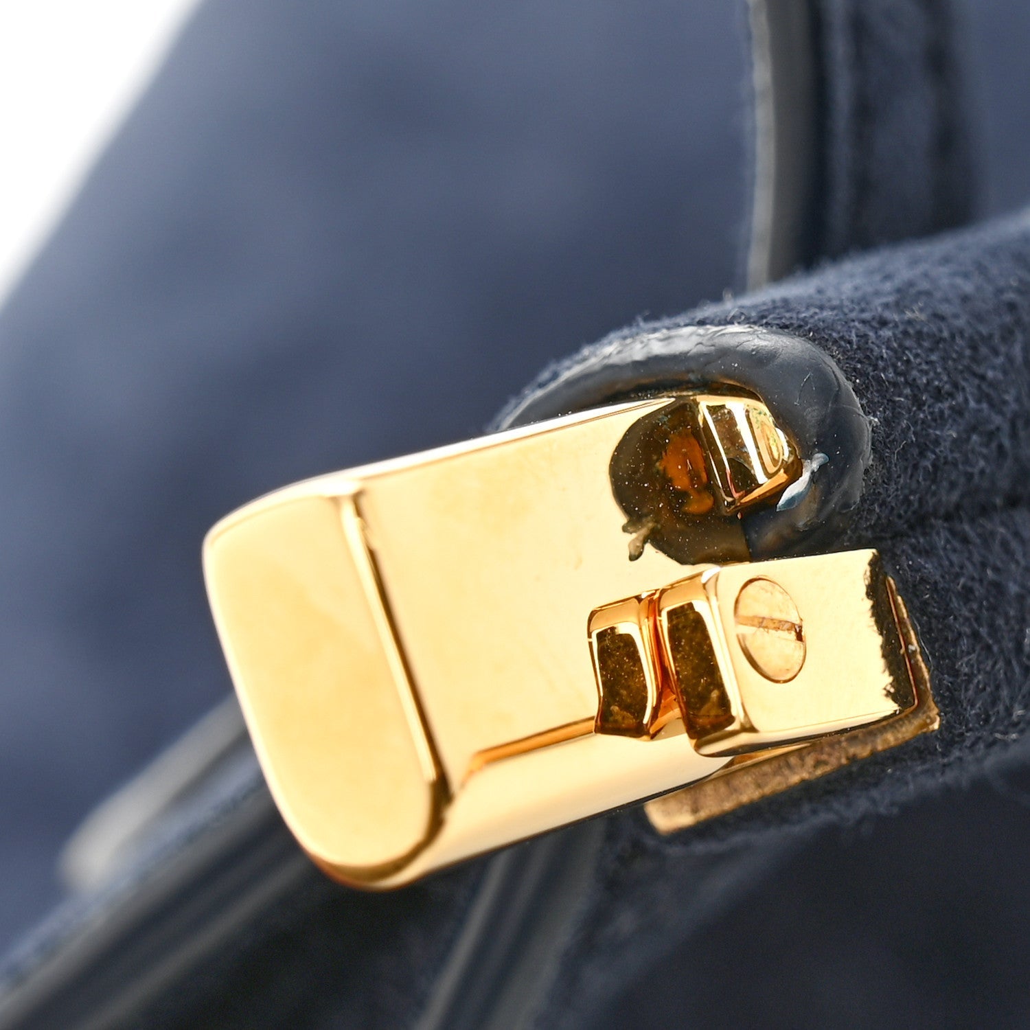 Suede Le Click East West Small Bag Midnight