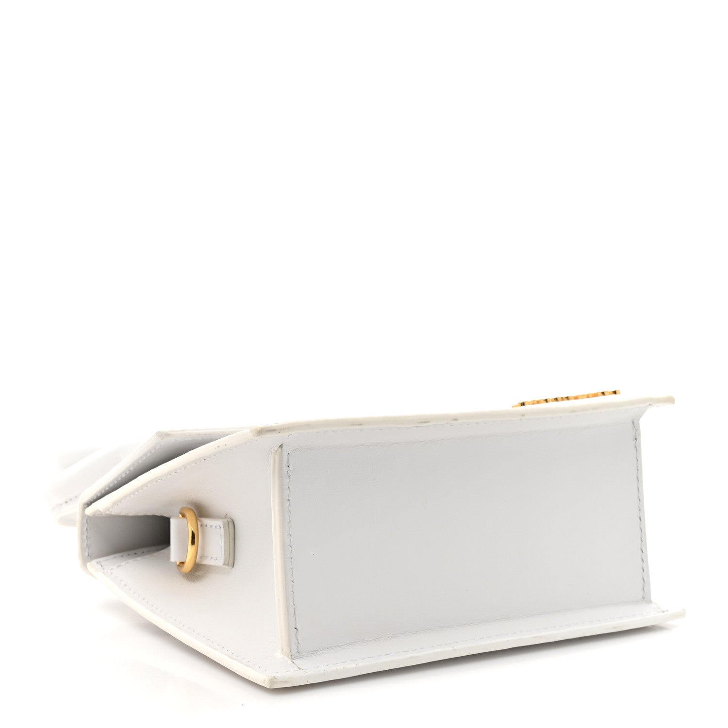 Smooth Calfskin Le Chiquito Noeud White