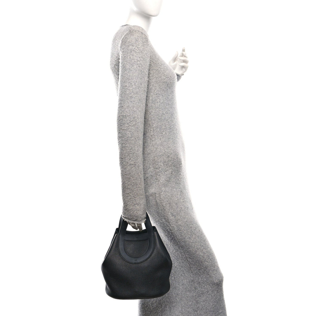Taurillon Clemence Swift In-The-Loop 23 Bag Black