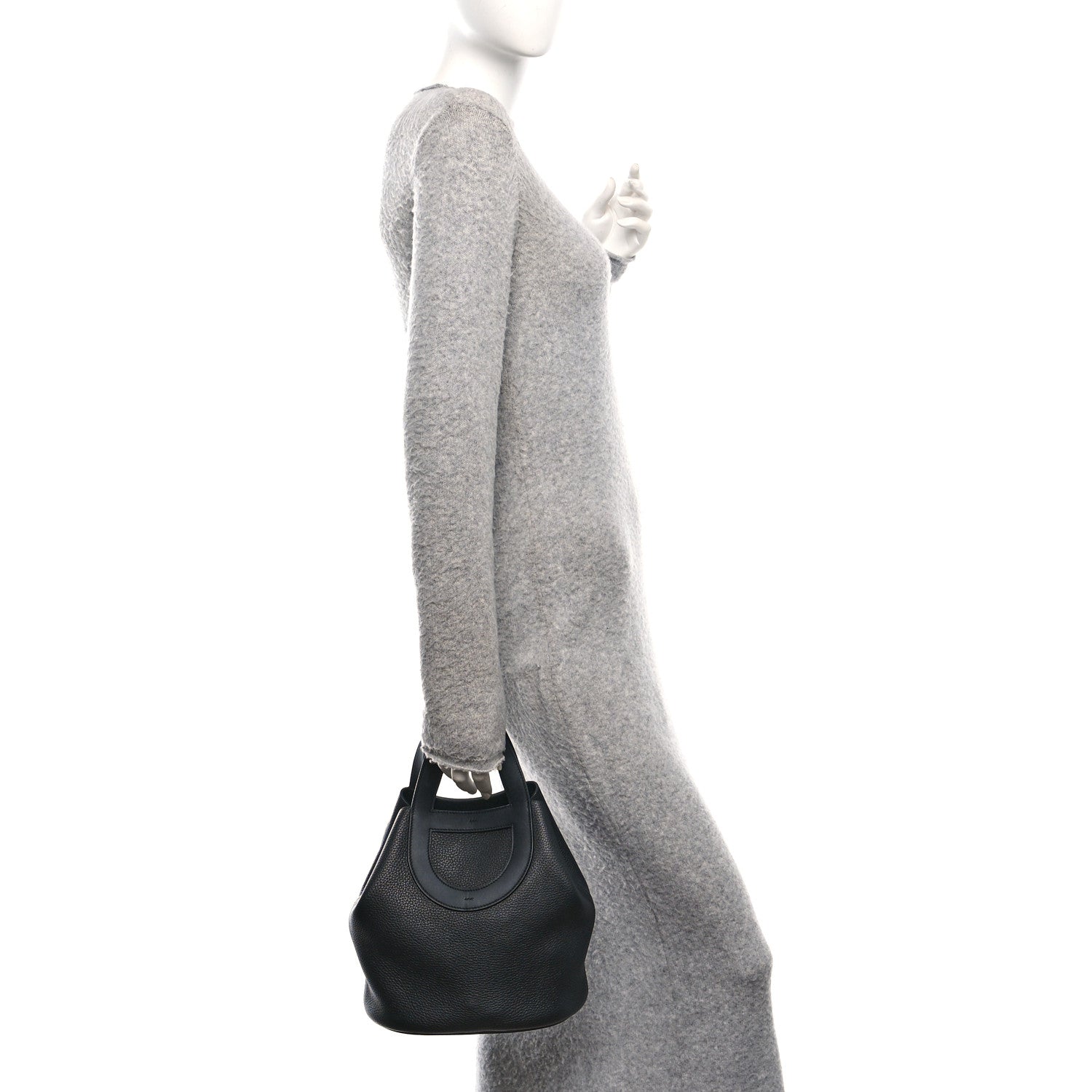 Taurillon Clemence Swift In-The-Loop 23 Bag Black