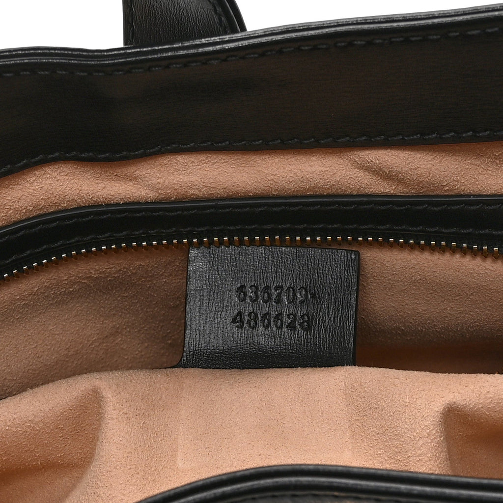Boarded Dyana Lux Calfskin Small Jackie 1961 Hobo Black