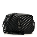 Calfskin Matelasse Monogram Lou Camera Bag Black
