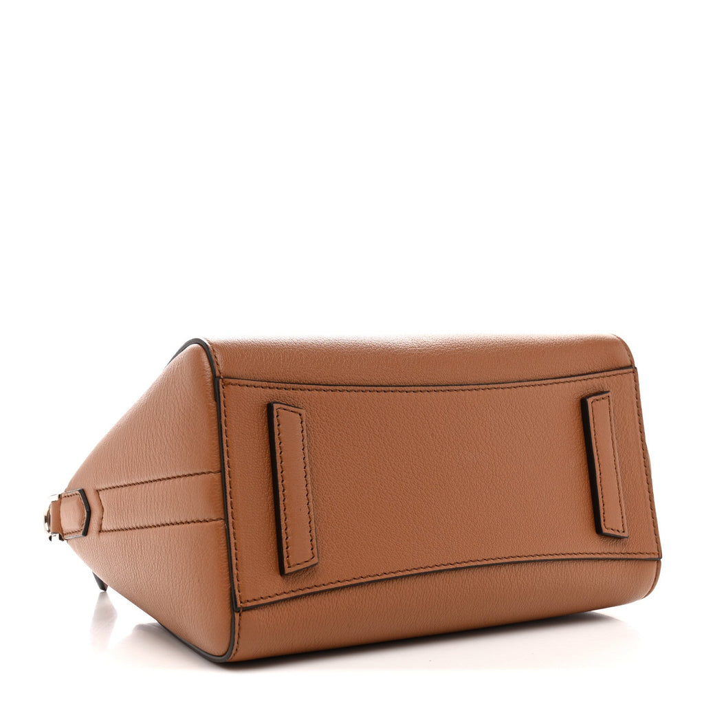 Sugar Goatskin Mini Antigona Caramel