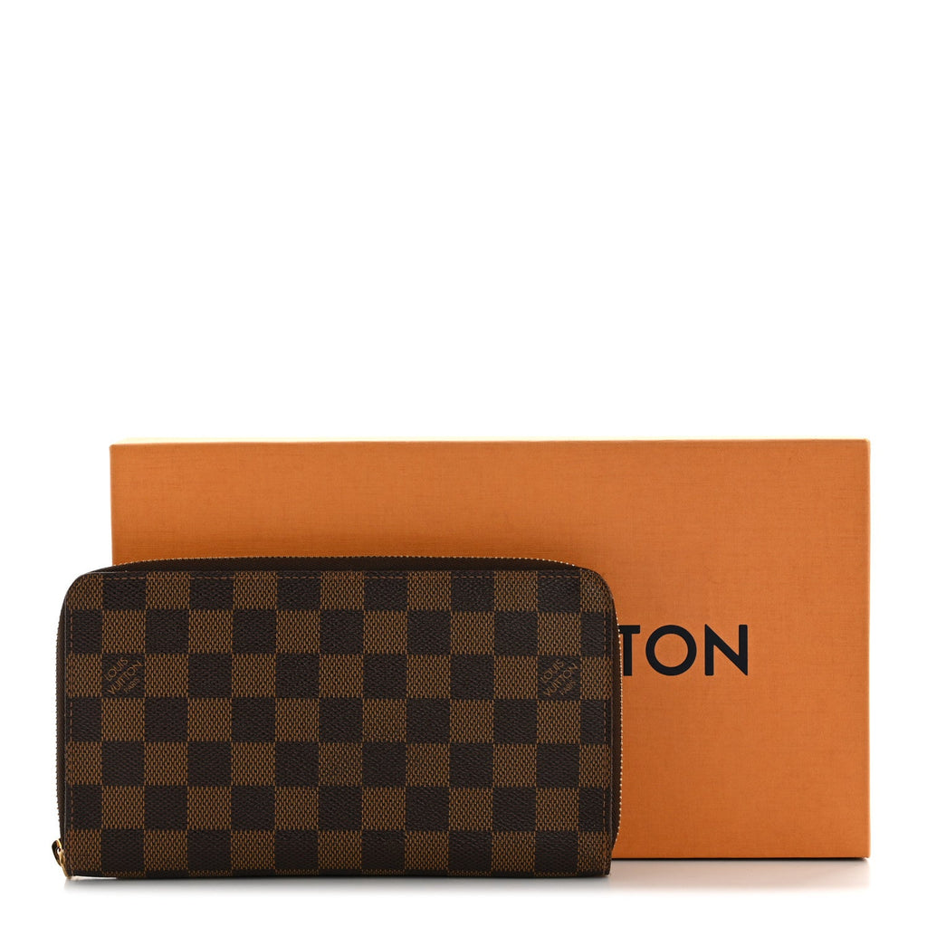 Damier Ebene Zippy Organizer Wallet