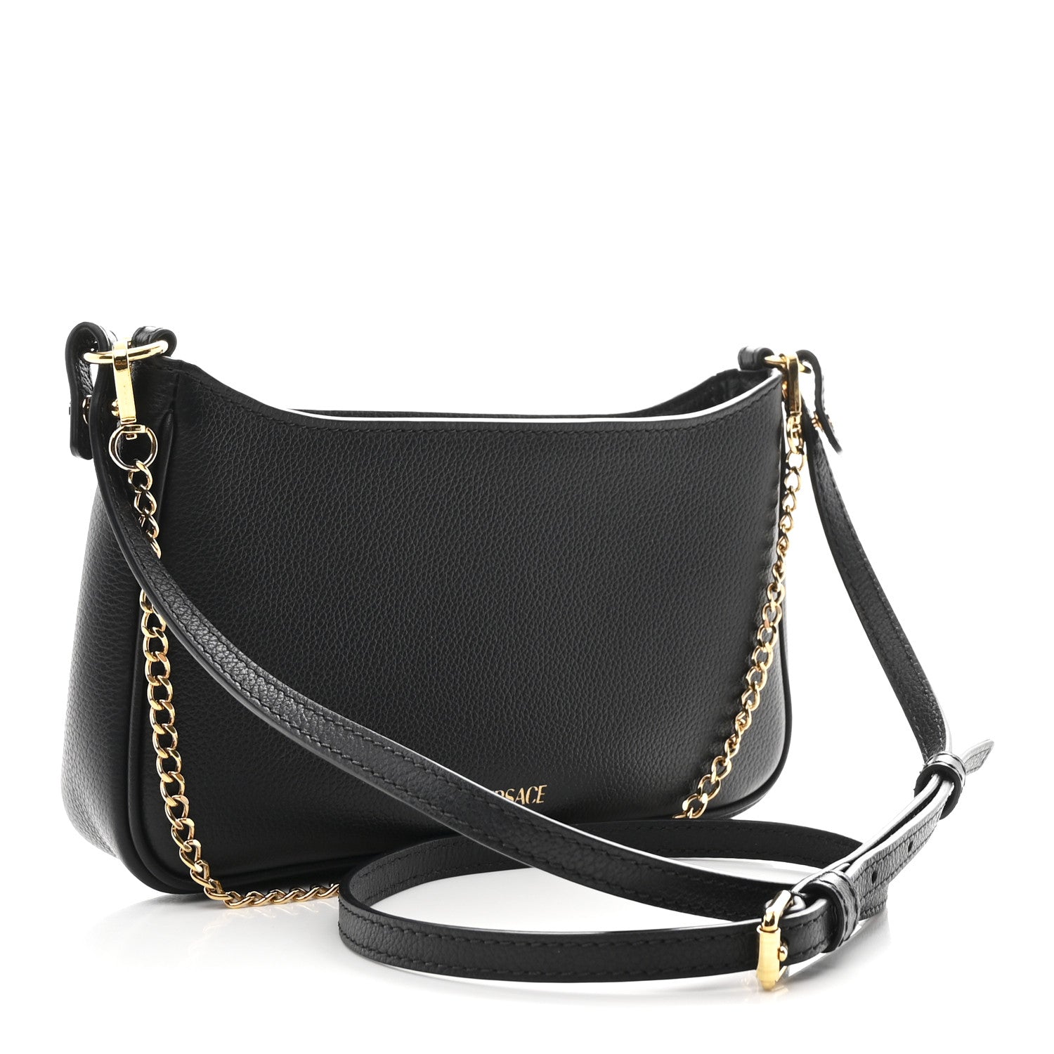 Grained Calfskin La Medusa Mini Bag Black