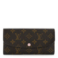 Monogram Emilie Wallet Rose Ballerine