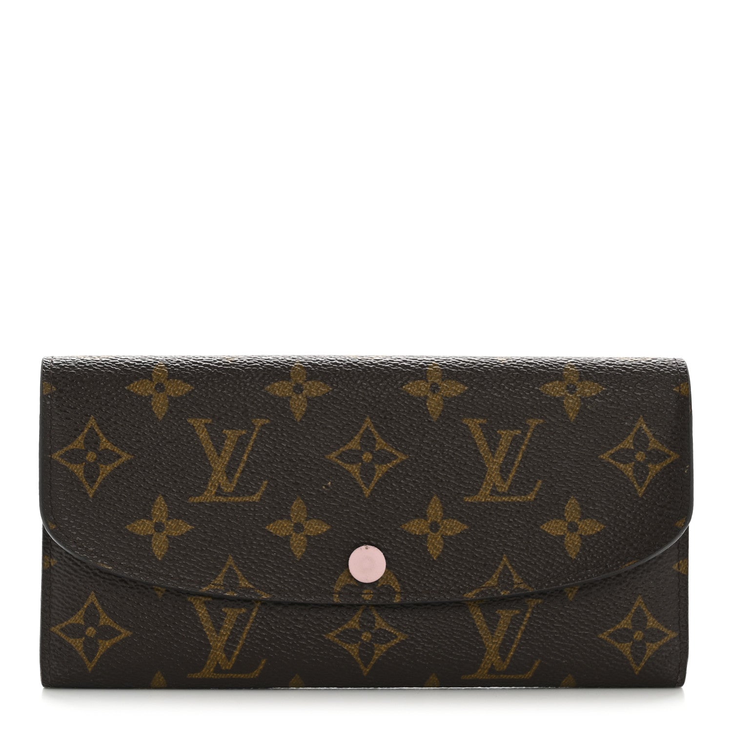 Monogram Emilie Wallet Rose Ballerine