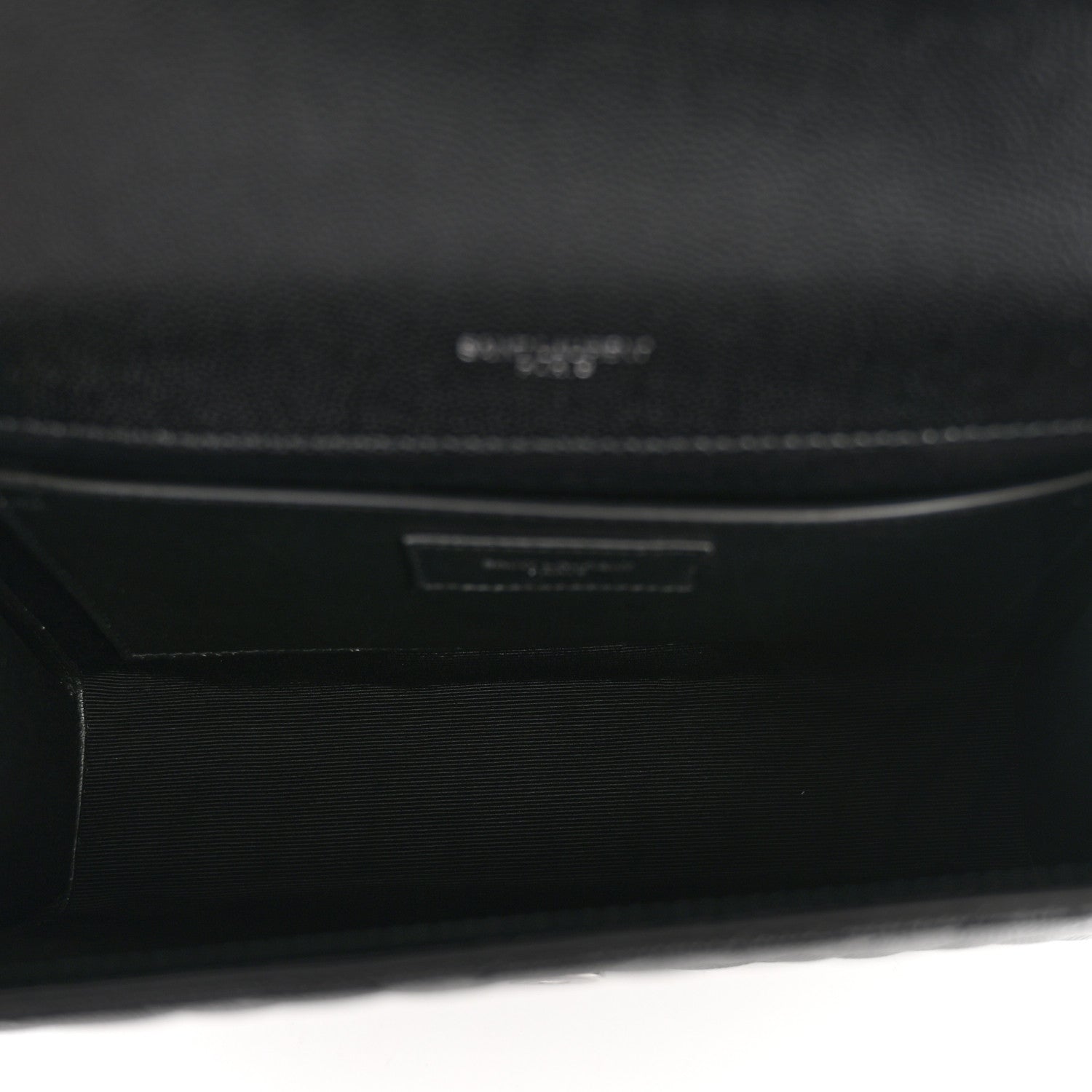 Grain De Poudre Textured Mixed Matelasse Triquilt Medium Monogram Satchel Black