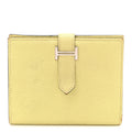 Chevre Mysore Bearn  Holder Wallet Jaune Bourgeon