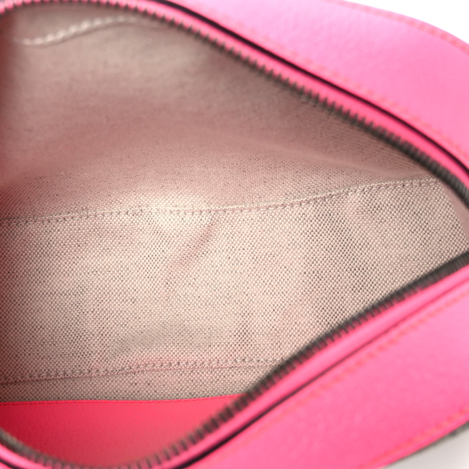 GG Supreme Monogram Textured Dollar Calfskin Web Ophidia Small Crossbody Bag Beige Ebony Fuchsia