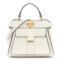 Nappa Pocket Mini Peekaboo Iconic Satchel White