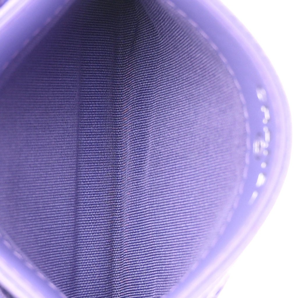 Caviar Quilted Incognito  Holder Purple