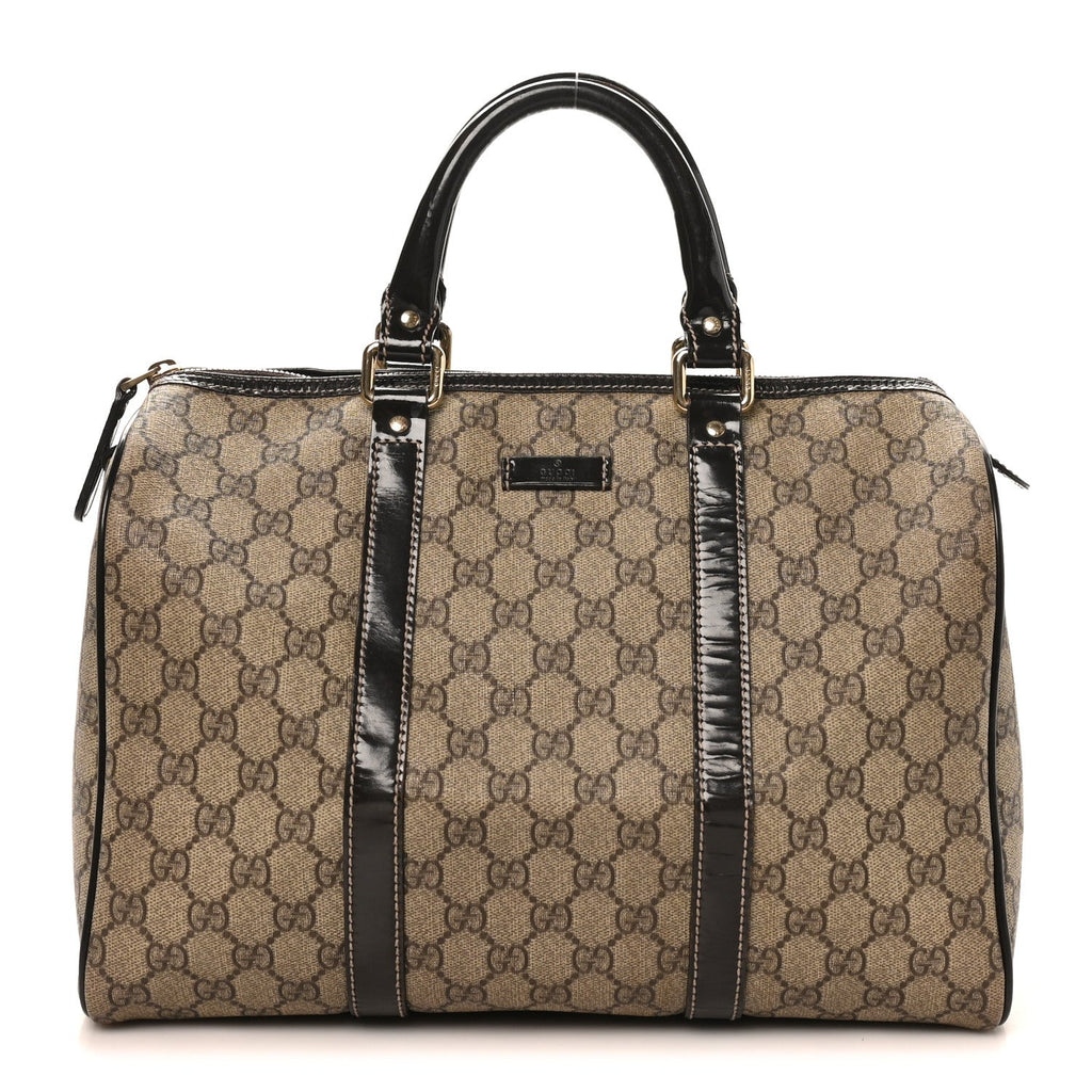 GG Plus Monogram Medium Joy Boston Dark Brown