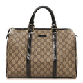 GG Plus Monogram Medium Joy Boston Dark Brown