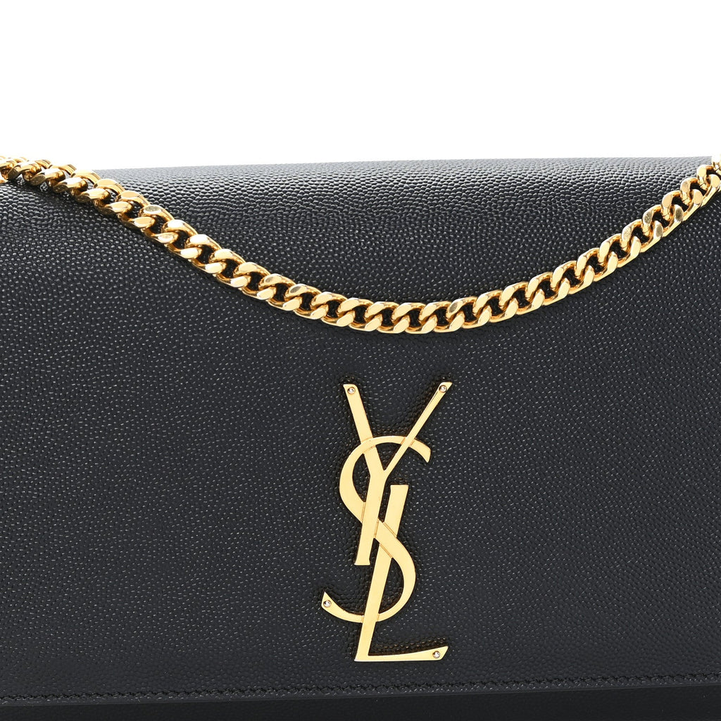Grain De Poudre Small Monogram Kate Satchel Black
