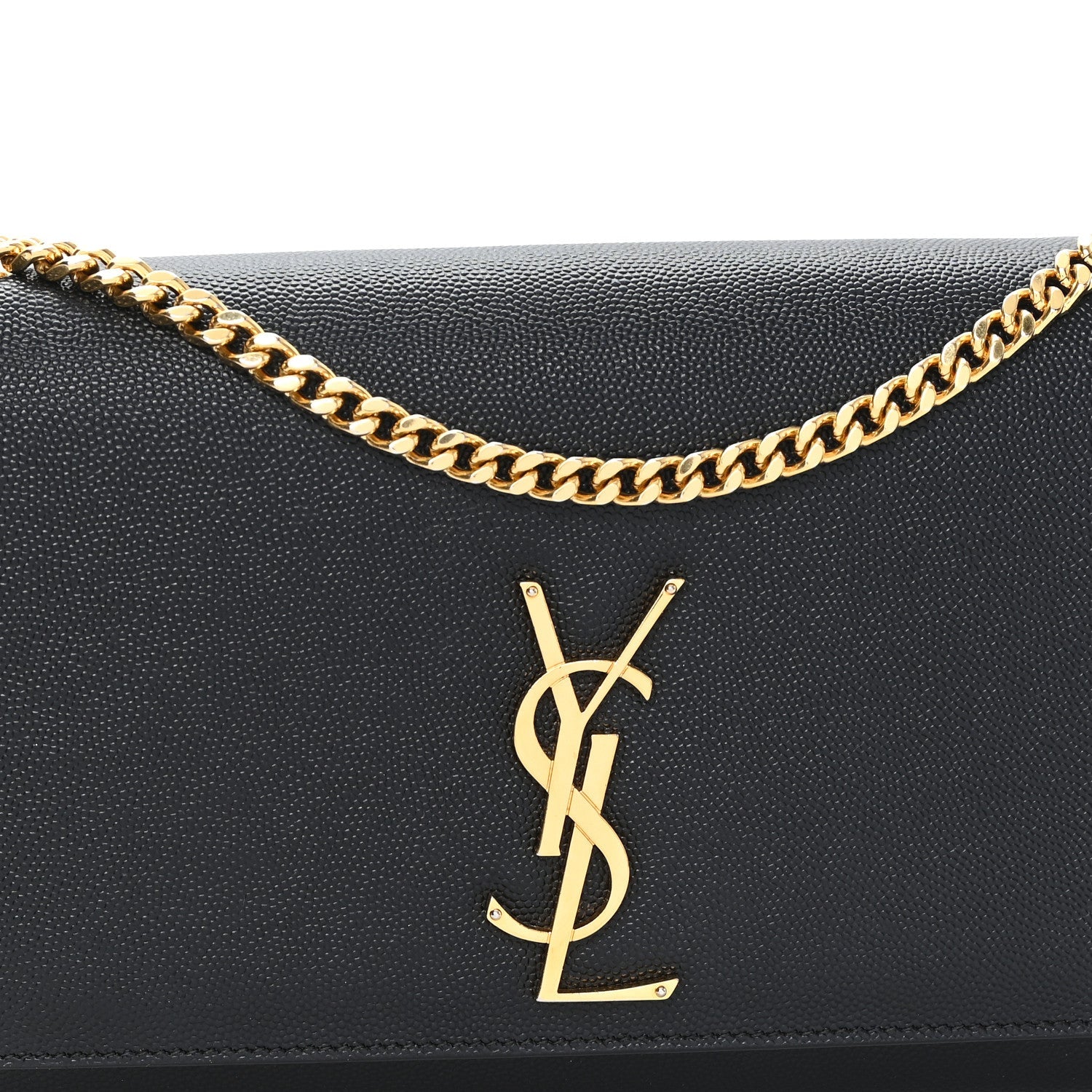 Grain De Poudre Small Monogram Kate Satchel Black