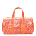 Goyardine Barrel 40 Sports Bag Orange