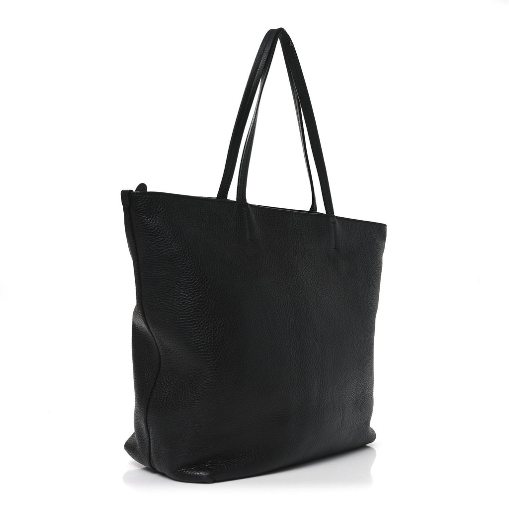 Calfskin Medium Tote  Black