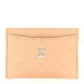 Caviar Quilted  Holder Beige