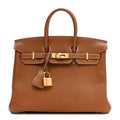 Togo Birkin 25 Gold