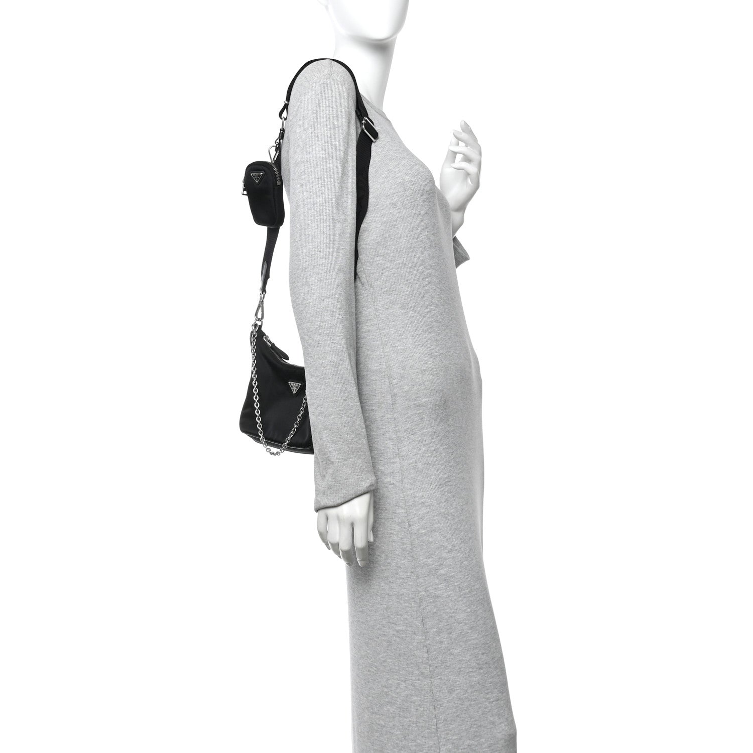 Nylon Re-Edition 2005 Shoulder Bag Black