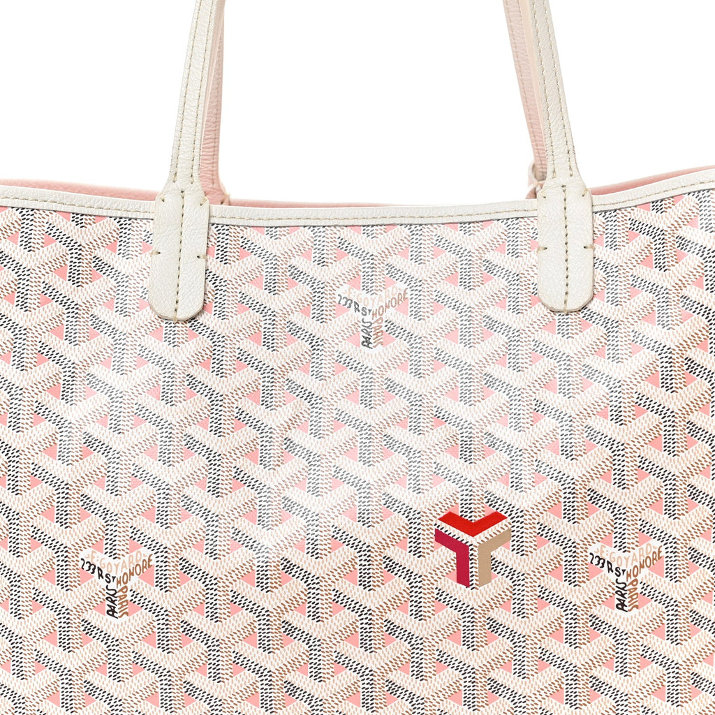 Goyardine Saint Louis Claire Voie PM White Pink