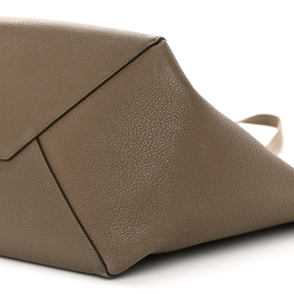 Soft Grained Calfskin Small Belt Cabas Taupe