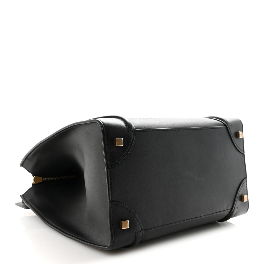 Smooth Calfskin Mini Luggage Black