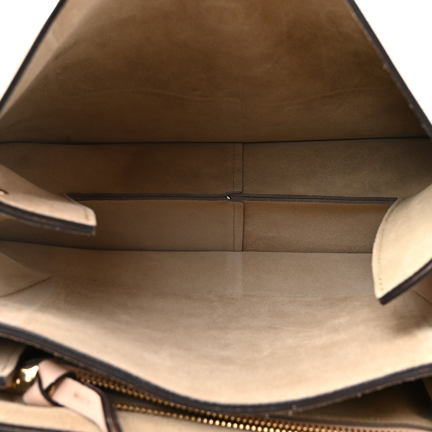 Calfskin Suede Medium Faye Shoulder Bag  Cement Pink