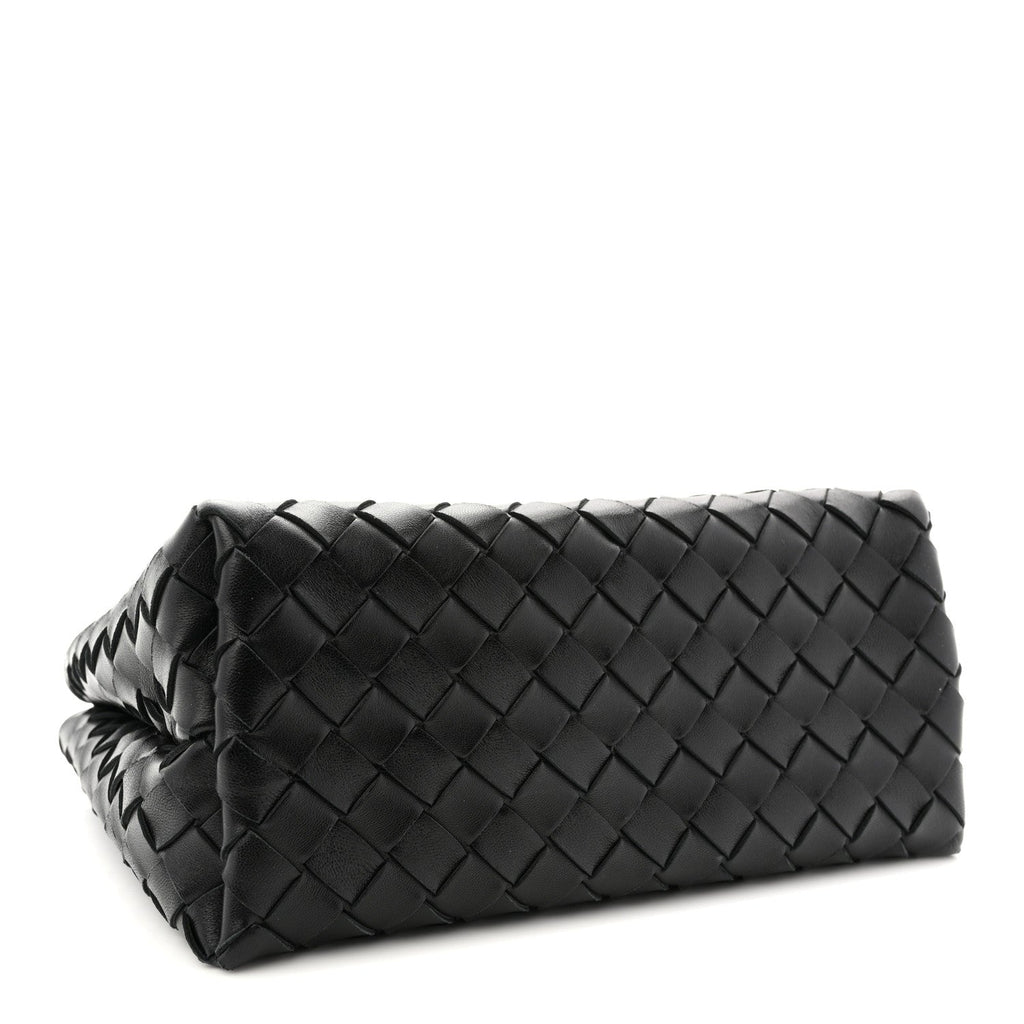 Nappa Intrecciato Small Andiamo Shoulder Bag Black