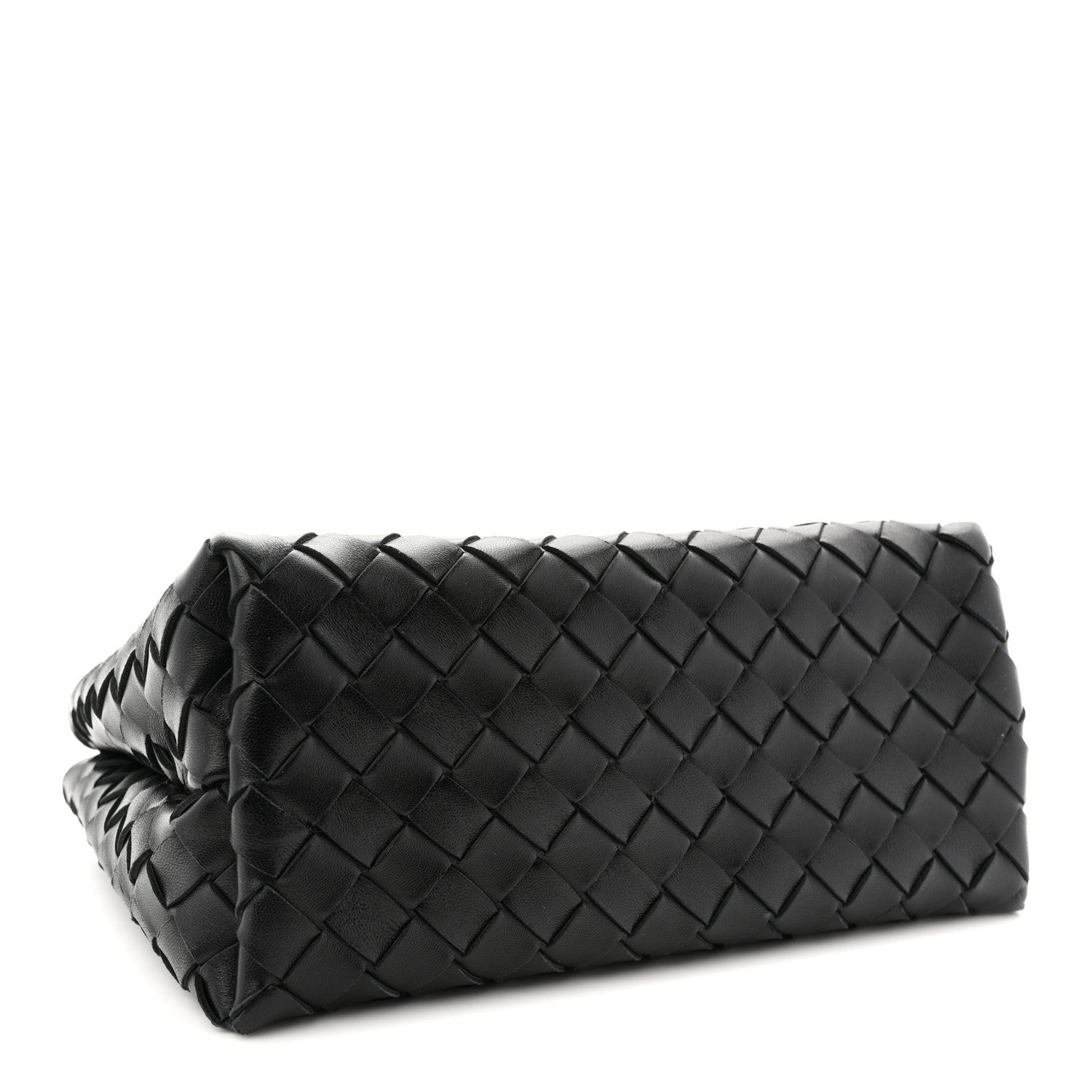Nappa Intrecciato Small Andiamo Shoulder Bag Black