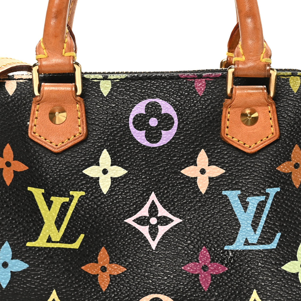 Monogram Multicolor Mini Sac HL Speedy Black