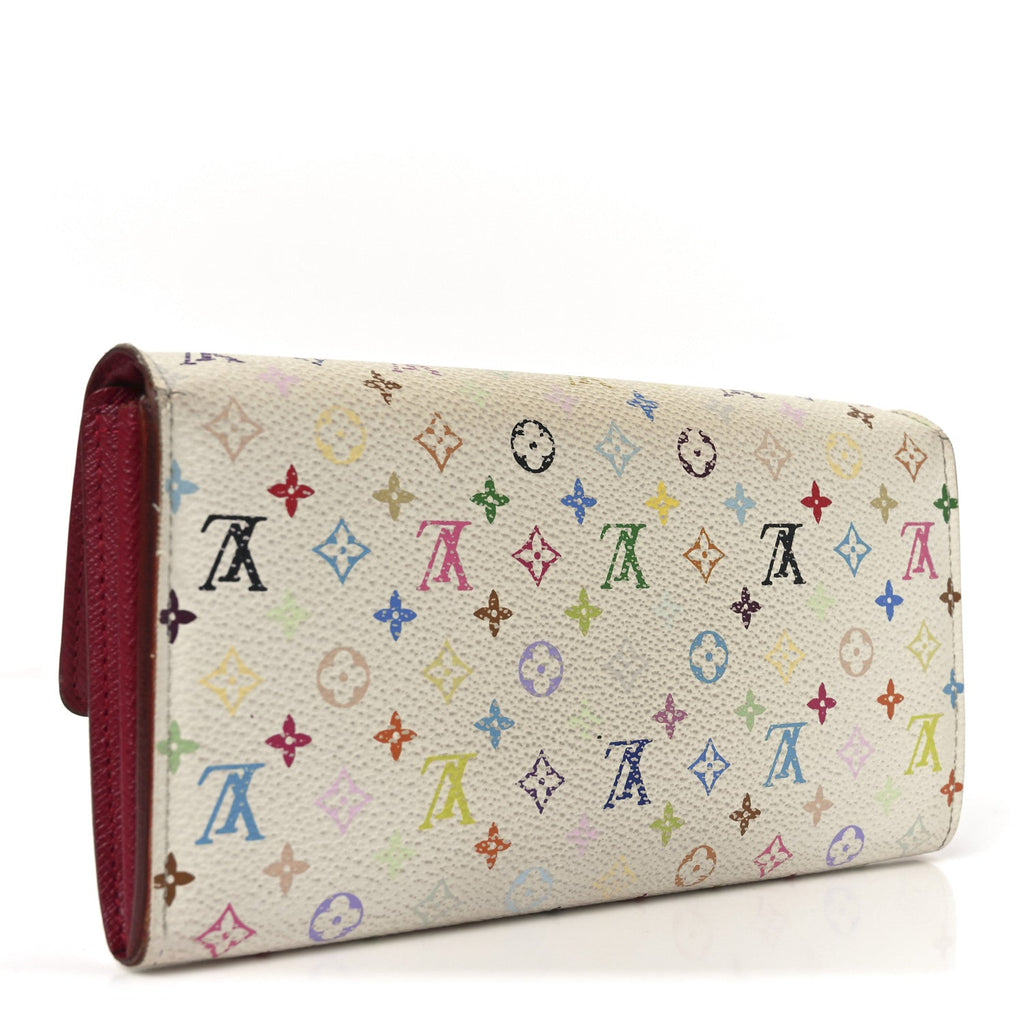 Monogram Multicolor Sarah Wallet White Eglantine
