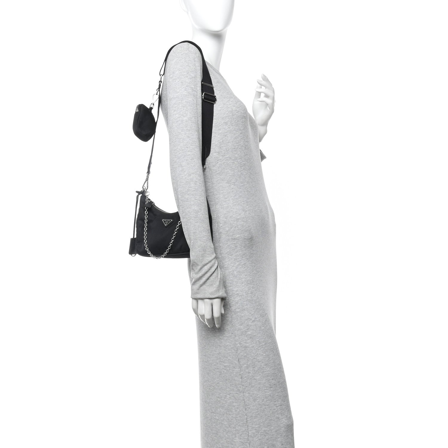 Nylon Re-Edition 2005 Shoulder Bag Black