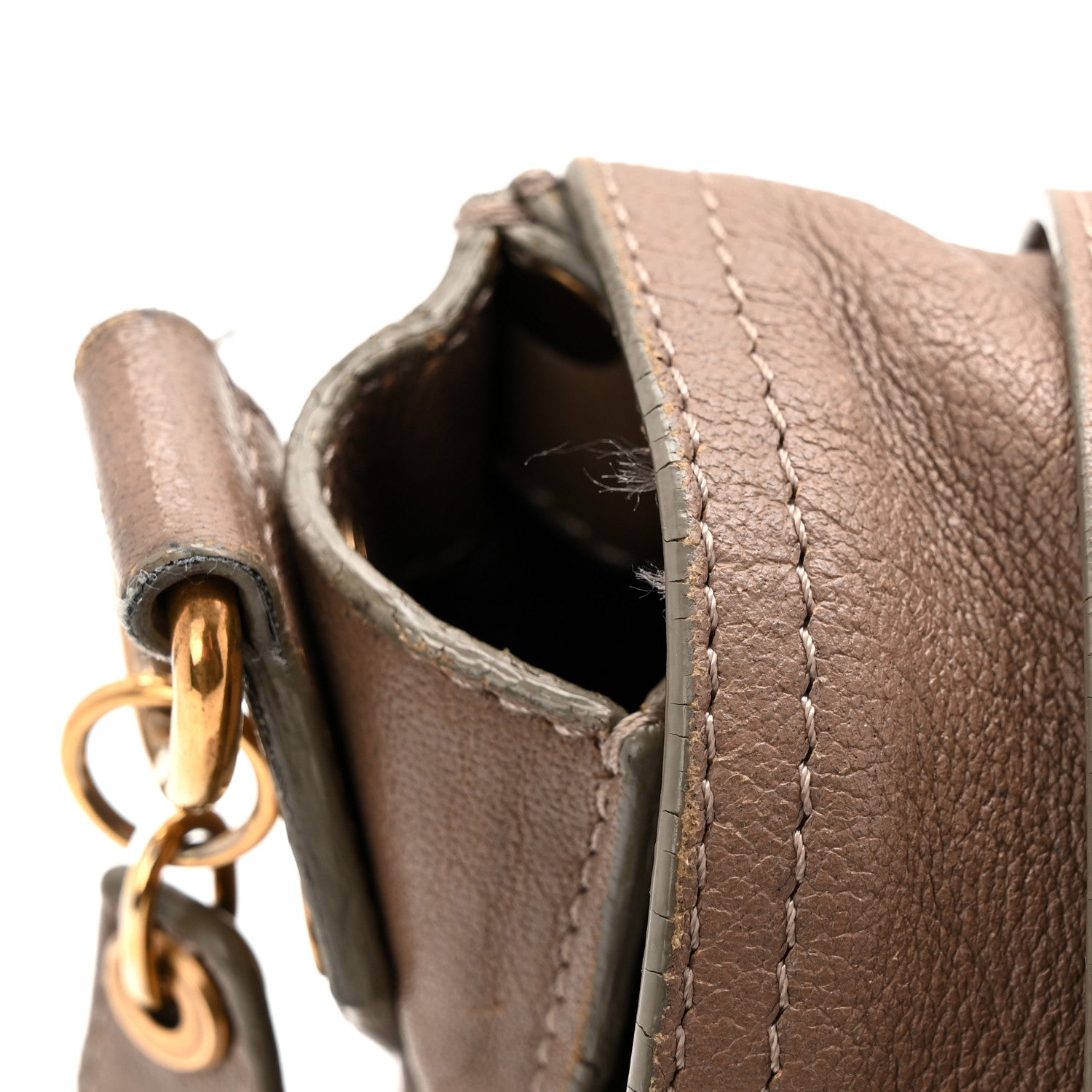 Lambskin PS1 Medium Satchel Smoke