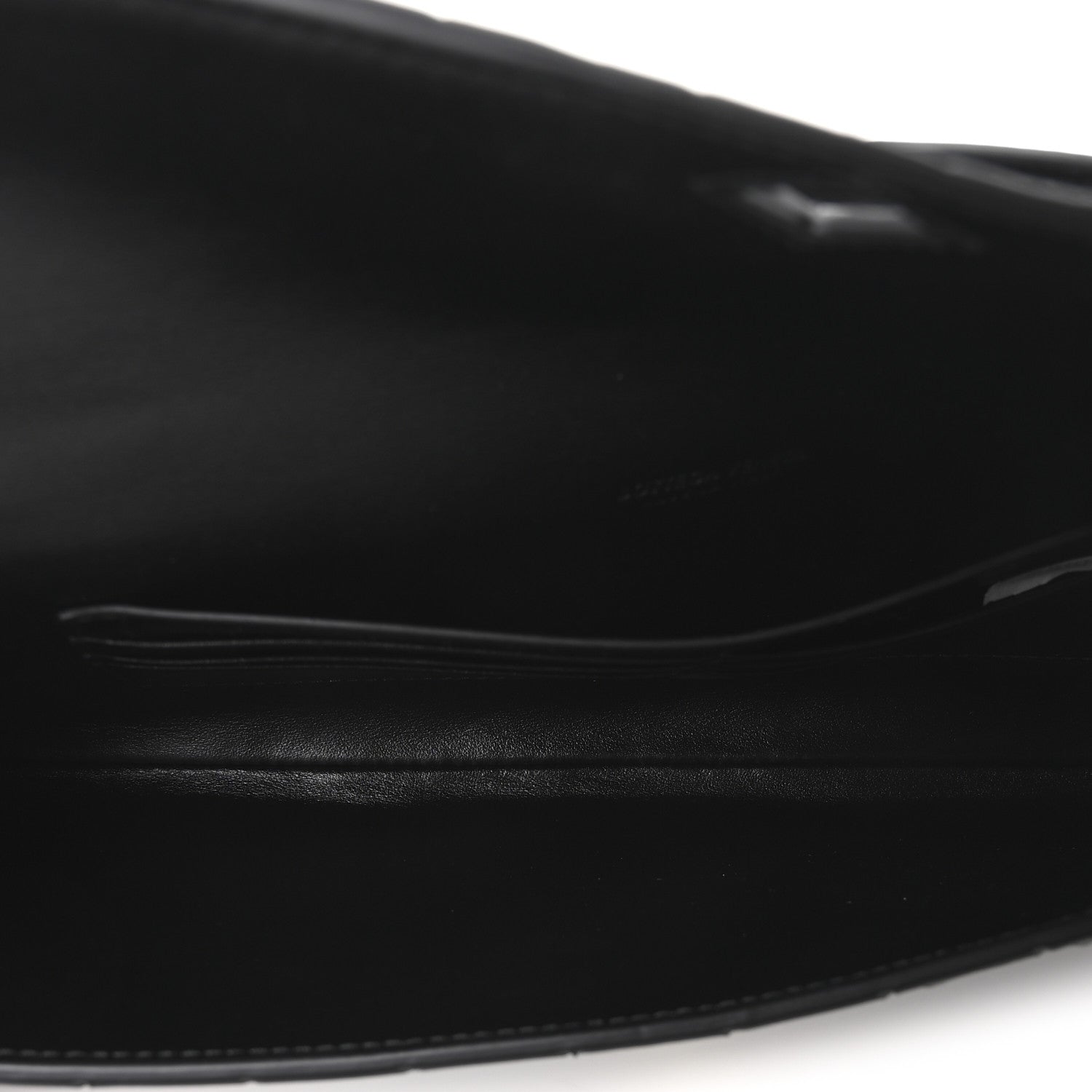 Nappa Intrecciato Long Andiamo Top Handle Clutch Black