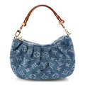 Monogram Denim Pochette Valley Blue